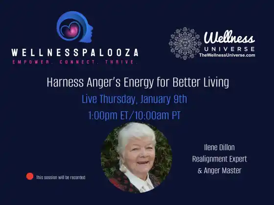 Wellnesspalooza 2025 Harness Anger’s Energy for Better Living with Ilene Dillon