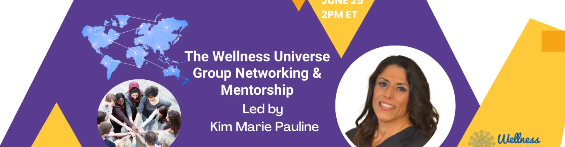 Réseautage et mentorat du groupe WU avec Kim Marie Pauline - Online Class by The Wellness Universe