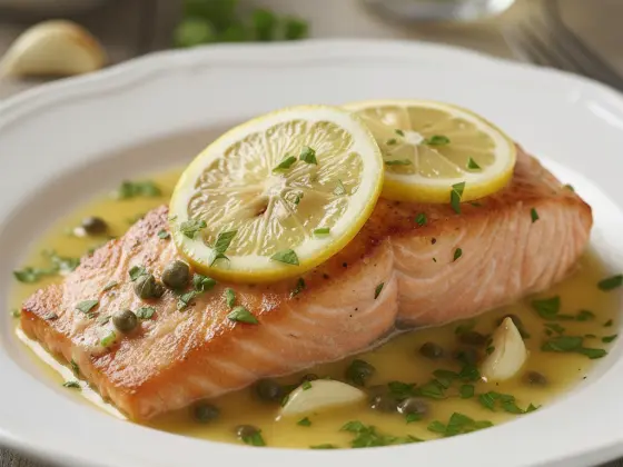 Salmon Piccata - Quick and Easy